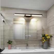 Nordic LED mirror headlight bathroom cabinet modern simple bathroom special dresser 2021 new light luxury mirror light