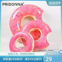 Childrens donut swimming ring thickened safety infant baby inflatable armpit floating ring life buoy gift air cylinder