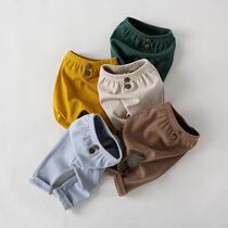 Baby large PP pants spring and autumn foreign and baby baby hood pants elastic beating bottom pants 0-2 years 1 exterior wearing autumn clothes