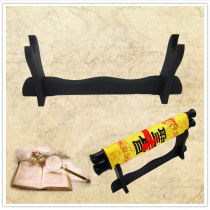 Holy decree bracket wooden frame wholesale engagement book wedding book Black Chinese style retro scroll solid wood pendulum high-grade ornaments