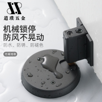 Windproof door suction anti-collision non-punching non-magnetic mechanical suction into the door bathroom invisible silent automatic door touch