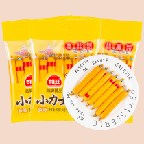 South Korea imported sea brand little love fish intestines 80g * 3 bags of fish intestines children deep sea cod intestines Net red snacks Snacks