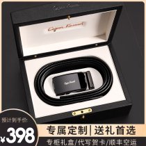 ck twelve Constellation Exclusive Custom Strap Men Auto Buckle Young Man Business Casual Belt Upscale Gift Box Dress