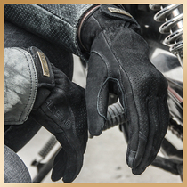 Alien snail motorcycle gloves winter riding gloves anti-fall retro locomotive gloves men and women Knight gloves skin