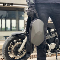 Motorcycle riding bag summer waterproof single shoulder motorcycle backpack personality chest bag hard shell USB charging shoulder bag