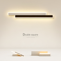 Minimal strip wall lamp led bedroom lamp bedside lamp modern minimalist Nordic wall lamp living room lamp hotel wall lamp