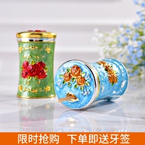 European toothpick box household toothpick cans Nordic light luxury toothpick bucket restaurant hotel KTV supplies decorative ornaments
