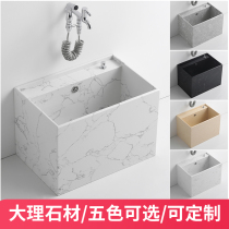 Stone mop pool marble household balcony wash mop floor standing large small rectangular outdoor mop pool