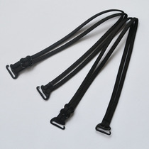 Double thin stretch underwear shoulder strap extended bra non-slip bandwidth adhesive hook invisible beauty back exposed cross neck