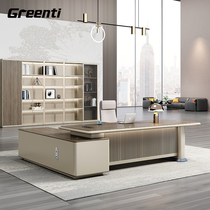Gatai office furniture boss table simple modern large class general manager office desk office table and chair combination