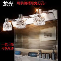 Mirror front light led headlight bathroom wall lamp European style LED mirror painting light modern simple toilet stainless steel mirror light