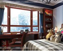 TATA wooden door produced Jinshangzhai doors and windows Bedroom windows Balcony soundproof glass windows 4 silent IV96 aluminum wooden windows