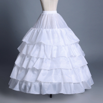 New Bride wedding dress four circles five ruffles multi-layer enlarged lotus leaf skirt skirt skirt
