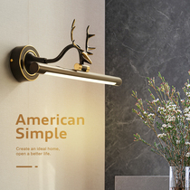 All copper American deer angle headlamp Toilet LED Mirror Bathroom dresser mirror filled light illumination lamp