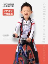 Summer children balance car ride-suit bike clothes wheel slip suit racing suit for men and women riding childrens clothes