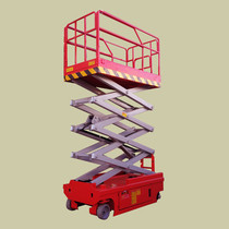 Self-propelled lift Mobile scissor electric drive Mini electric full hydraulic small automatic lifting platform