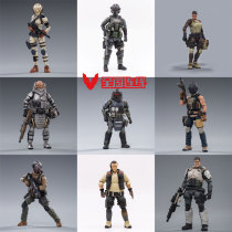 JOYTOY dark source mecha men and women soldiers 2 5 inch joint movable toy model hand office 1:25 Painting DIY