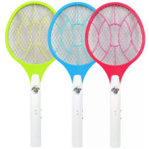 Electric mosquito swatter rechargeable household multifunctional three-layer network strong battery fly swatter killing mosquito Pat
