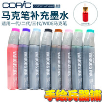 Japanese original Copic Mark pen special filling ink mark pen supplement liquid VariousINK25ml