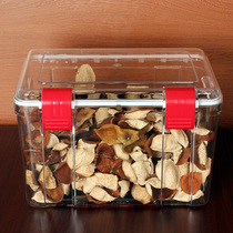 Sealed box plastic large capacity tangerine peel sealed tank square large box rice box rice barrel kitchen storage rack storage rack