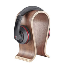  Bluetooth Walnut gaming headset stand Headset stand u-shaped headset rack Storage base display stand