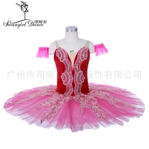Hand-sewn classical ballet dress ballet competition GDCTUTU plate dress adult custom 8 layer yarn girl
