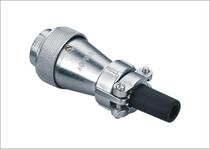 Aopolo AOPULO vertical straight two-way fixed cable plug (20 Type 24 type) IP55 industrial plug-in