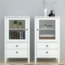 Nordic bathroom side cabinet oak solid wood living room storage storage high cabinet small vertical cabinet toilet waterproof storage side cabinet
