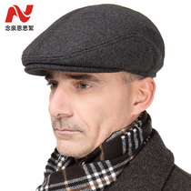 Old people spring and autumn thin mens hat middle-aged dad beret autumn and winter old man hat grandpa old head cap