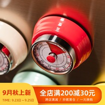 Kitchen timer reminder time manager timer home alarm clock magnetic suction loud mechanical alarm for cooking