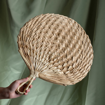 Ancient style Da Pu fan Old-fashioned female summer group fan summer weaving will shake hand in hand round summer childrens national style portable