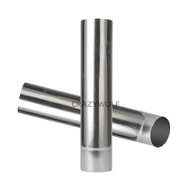 Courtyard stove for rural firewood stove special thickened stainless steel chimney straight pipe ventilation smoke pipe 10cm