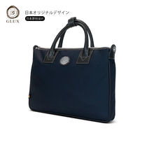 GLUX Japanese briefcase mens business handbag casual sails bag minimalist with single shoulder sloped satchel new wave fashion