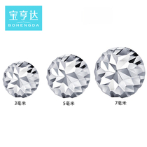 Bohengda platinum earrings female mushroom head hemispherical round Pt950 platinum earrings earrings female birthday gift
