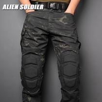 Different soldiers spring and autumn locomotives riding protective camouflage tactics military fans long pants mens sports outdoor winter