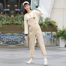 Girl autumn wear pants set Spring and Autumn children high school girls cute leisure ankle-length pants sub school style