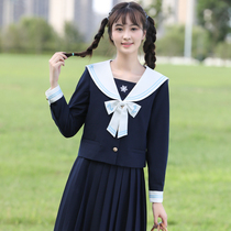 Genuine JK Mariners jacket Japanese Academy style set Girls Junior High School High School students autumn navy collar long sleeves