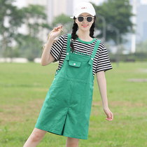 Junior high school students with pants suit summer shorts girls Big children high school girls summer fashion girls wide leg pants