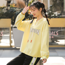 Womens spring and autumn clothes Korean version of loose high school girls junior high school students hooded printing Japanese Academy style cute