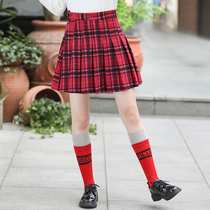 Girl autumn winter dress College Style 2020 Winter new junior high school students Korean plaid wool skirt skirt women