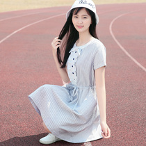 Special Clearance Girl Korean Academy Style Dress Summer Princess Dress for Middle School Students hipster Summer Dress A- line dress