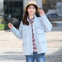 Girl autumn dress Korean version of loose Joker coat female college Style 2020 Autumn new junior high school students Moren windbreaker