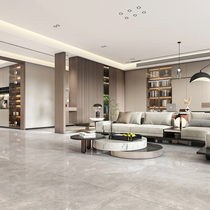 Dongpeng ceramic tile Desna gray light luxury simple living room whole body marble floor tile rock slab 750x1500 tile