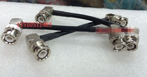 RF BNC-JJW coaxial line BNC revolution male two sides bend 50 ohm signal line Q9 double male right angle feeder