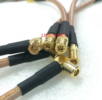 RF industrial grade imported RG142 jumper SMB-KKW SMB female to SMB curved female high frequency 50 ohm high frequency line