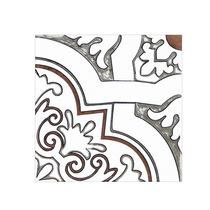 Hansenl artisanal small flower brick art background wall folk style minimalist lines Brick Wall Brick Designer 1252