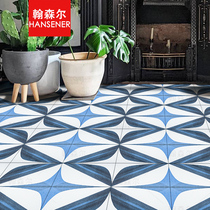 Hansen Moroccan bathroom wall tile candy glaze small Flower tile kitchen balcony Net red ins book Blue