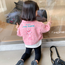 Girls denim coat 2021 Spring and Autumn new baby girl casual coat children Foreign style child boy Korean coat women