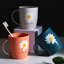Gargle cup simple brush cup household cute student girl dormitory wash cup couple a pair of toothbrush cup tooth jar