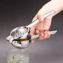 Stainless steel manual lemon juicer lemon clip ice squeezer bar manual fruit juicer